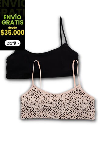 Top Paq X2 Mujer Multicolor Fi 95938 Formas Intimas