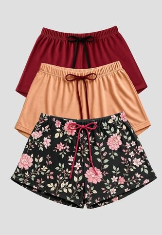 Short Paq X3 Mujer Multicolor Fi 112357 Formas Intimas