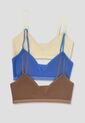 Top Paq X3 Mujer Multicolor Fi 114953 de Formas Intimas
