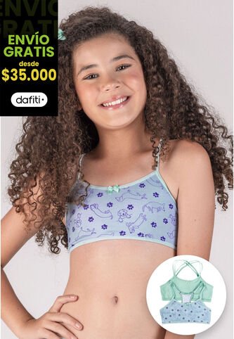 Top Paq X2 Infantil Cristal FI 10005353 Formas Intimas