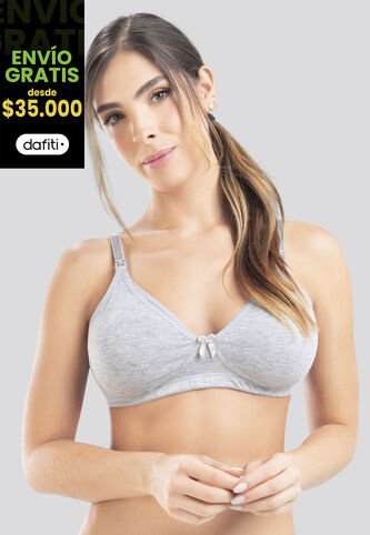 Brasier Mujer Gris Jaspe FI 96392 Formas Intimas