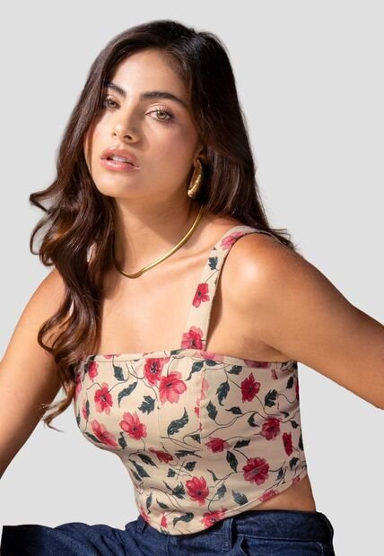 Corset Mujer Estampado Mp 114998