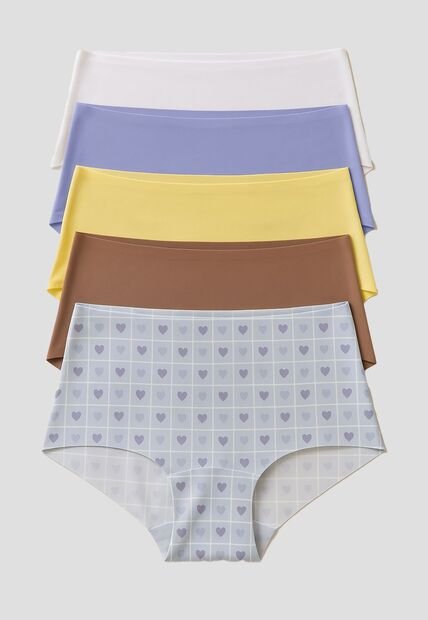 Cachetero Paq X5 Mujer Multicolor Fi 111889