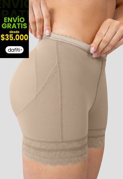 Short Levanta Cola Mujer Gris FI 105326