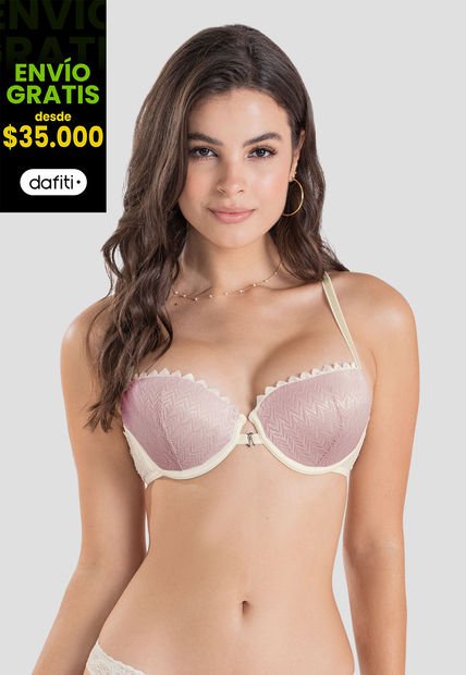 Brasier Mujer Beige Fi 104318