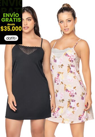 Batola Paq X2 Mujer Multicolor FI 7330 Formas Intimas