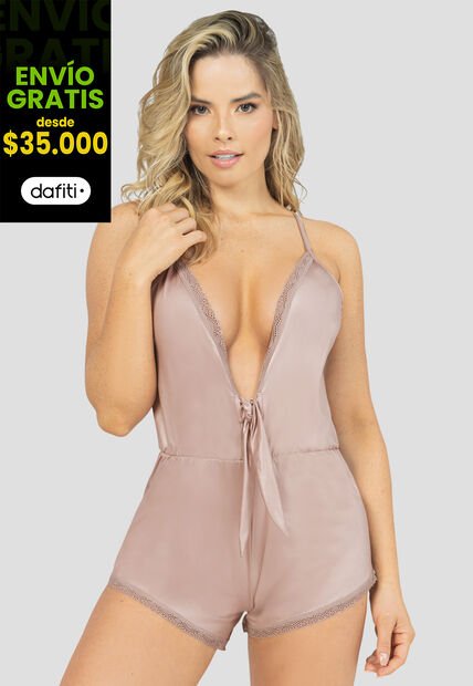 Enterizo Mujer Rosado Fi 102997