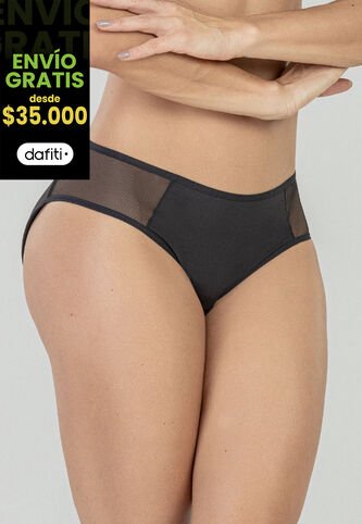 Panty Mujer Negro FI 33914 Formas Intimas
