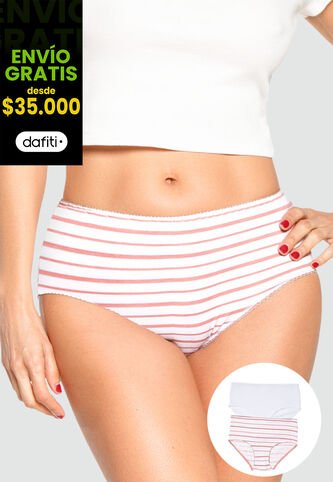 Panty Paq X2 Mujer Estampado FI 96471 Formas Intimas