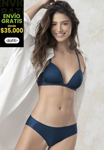 Brasier Mujer Azul Petroleo Oscu FI 91975 Formas Intimas