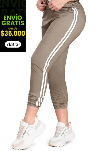 Pantalón Sudadera Mujer Taupe FI 91628 Formas Intimas
