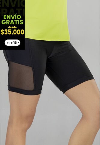 Short Mujer Negro Cross FI 93479 Formas Intimas