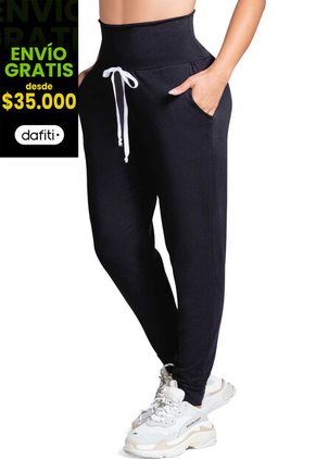 Pantalón Sudadera Mujer Negro FI 77393