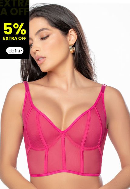 Corset Mujer Fucsia Fi 7292