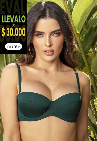 Brasier Mujer Verde Botella FI 83934 Formas Intimas