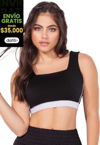 Top Mujer Negro FI 88598 Formas Intimas