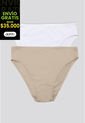 Panty Paq X2 Mujer Blanco/Piel FI 96633 de Formas Intimas