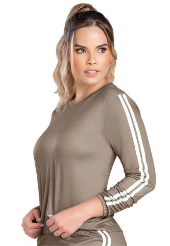 Buzo Mujer Taupe FI 91627 Formas Intimas