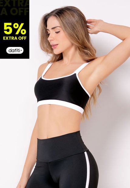 Top Mujer Negro Fi 109538