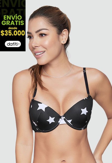 Brasier Mujer Negro FI 79196