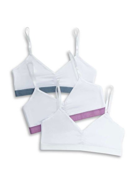 Top Paq X3 Mujer Blanco Fi 2694