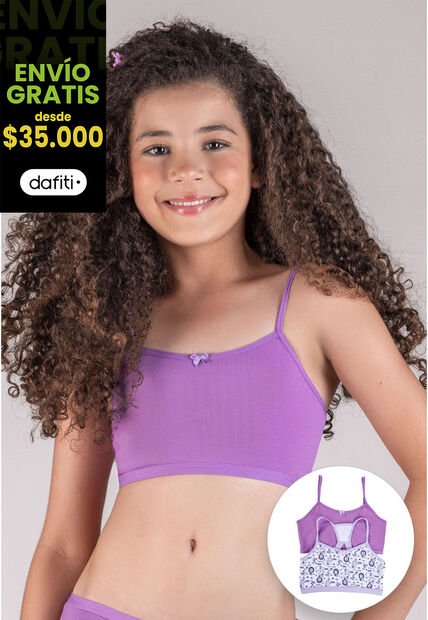Top Paq X2 Infantil Coral FI 79155
