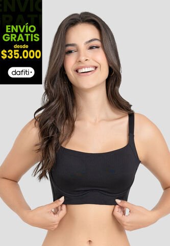 Brasier Mujer Negro Fi 104696 Formas Intimas