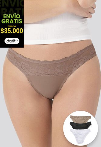 Panty Mujer Mocca FI 96634 Formas Intimas