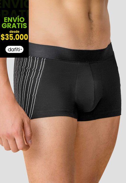 Bóxer Hombre Negro Fi 110770