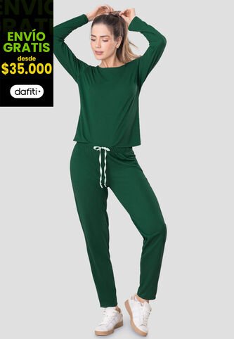 Conjunto Mujer Verde Pino Fi 110511 Formas Intimas