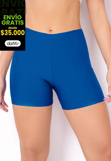 Ciclista Mujer Azul Electrico Fi 4158