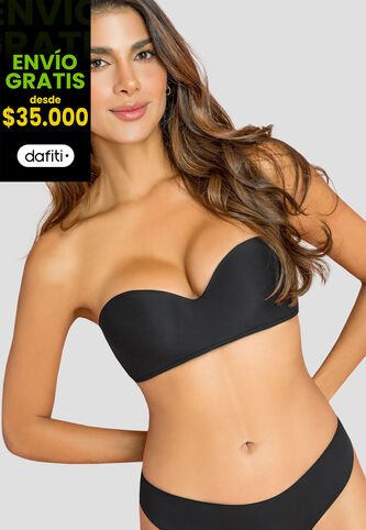 Brasier Mujer Negro Fi 112534 Formas Intimas