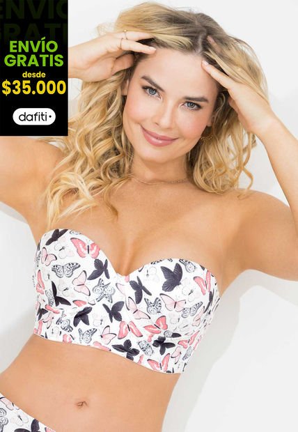 Bustier Mujer Estampado FI 4937