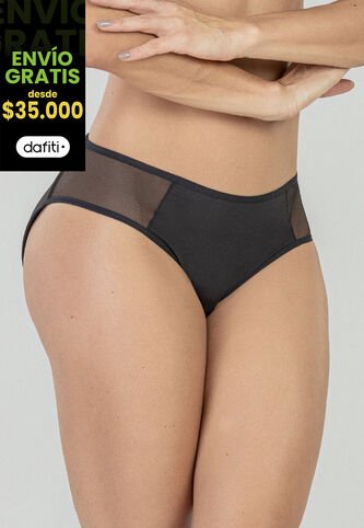 Panty Mujer Negro FI 33914 Formas Intimas