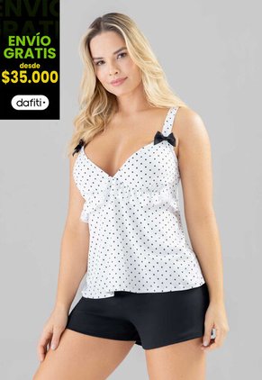 Pijama Mujer Blanco FI 102361