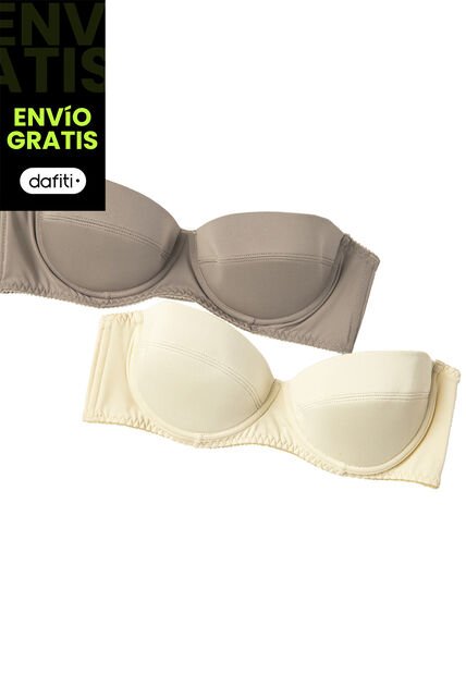 Brasier Paq X2 Mujer Multicolor FI 89857