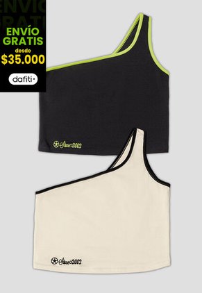 Top Paq X2 Mujer Multicolor Fi 106412