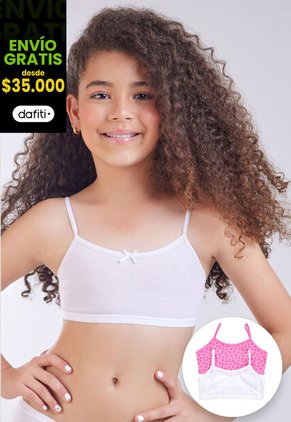 Top Paq X2 Niña Infantil Blanco Fi 96330