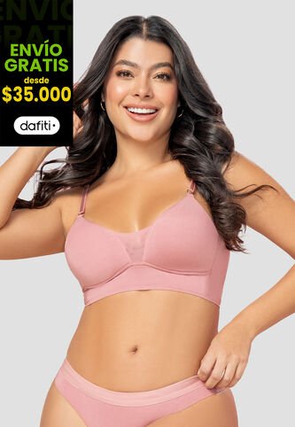 Brasier Mujer Palo De Rosa Fi 107101 Formas Intimas