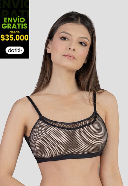 Top Mujer Negro Fi 3336