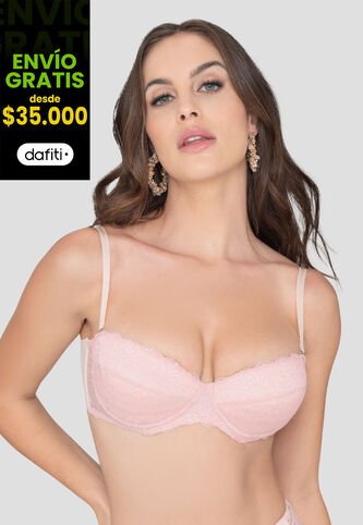 Brasier Mujer Palo De Rosa Fi 96900 Formas Intimas