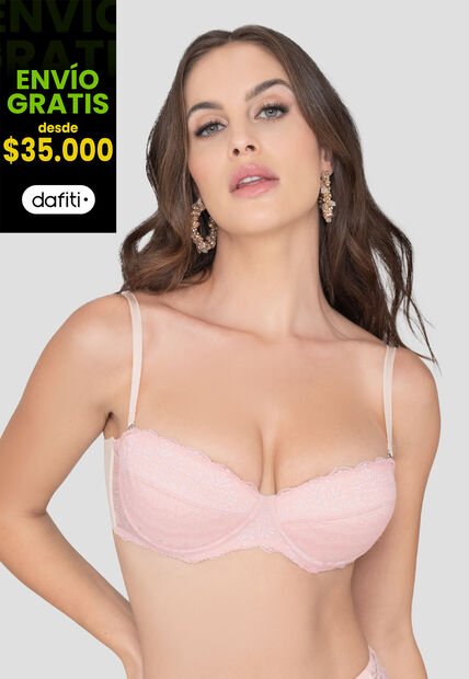 Brasier Mujer Palo De Rosa Fi 96900