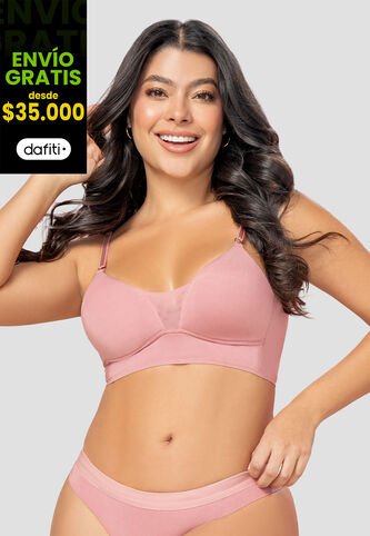 Brasier Mujer Palo De Rosa Fi 107101 Formas Intimas