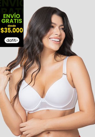 Brasier Mujer Blanco Fi 103874 Formas Intimas