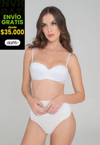 Brasier Mujer Blanco FI 103349 Formas Intimas