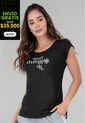 Camiseta Mujer Negro Fi 92714 de Formas Intimas