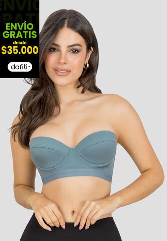 Bustier Mujer Azul Acero Fi 77664 Formas Intimas