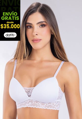 Brasier Mujer Blanco FI 34543 Formas Intimas