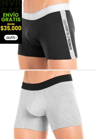 Bóxer Paq X2 Hombre Multicolor FI 92393 Formas Intimas