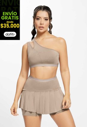 Conjunto Mujer Beige FI 9595